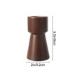 thumbnail image 4 of 2Pcs Wedding Wooden Craft Candle Holder Decorative Candleholder Wedding Restaurant Decor, 4 of 4