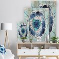 thumbnail image 5 of Design Art - Fleur Arrondie Bleue et Violette, 5 of 5