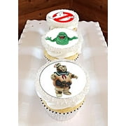 12 Edible GHOSTBUSTERS Cupcake toppers, Ghostbusters birthday, ghostbusters party, Edible Image toppers. Yes! These are 100% edible! By ABC Images