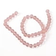 thumbnail image 3 of GKNET 1 Strand Faceted Glass Round Beads Handmade Delicate Jewelry Beads 6/10mm Multi-Color-6mm (50pcs/strand)-Pink, 3 of 6