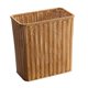thumbnail image 2 of Cubo de basura Cubo de basura Espacio estrecho Organizador resistente Adorno Cubo de basura Papelera Marrón claro, 2 of 9