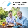 thumbnail image 3 of KAKOWELY reusable adaptive fork Adaptive Spoon Eating Aid Eating Fork Adaptive Utensil Elderly 2 in 1 Fork Spoon Adaptive Eating Aid Utensil for Elderly Handicapped, 3 of 5