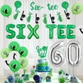 thumbnail image 2 of Golf 60th Birthday Party Decorations, 60th Birthday Decorations for Women Men Golf Balloon Glitter Banner Garland Cake Topper for 60th Sixtee Golf Party Supplies, 2 of 6