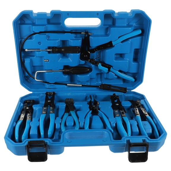 FONDOTIN Heavy Duty Hose Clamp Pliers with Comfortable Rubber Grip, Steel Automotive Repair Tool for Car Maintenance