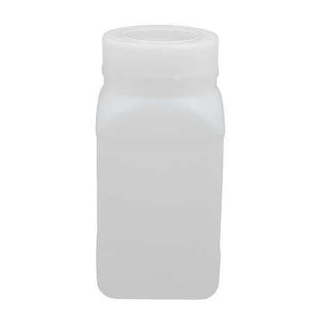 Dinner Plate Storage - 250ml Plastic HDPE Wide Mouth Lab Reagent Bottle Sample Sealling Thicken White