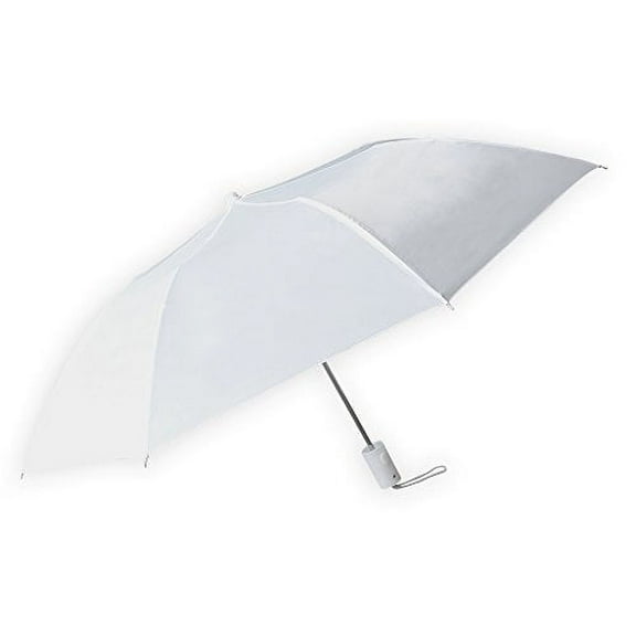 Barton Outdoors™ 21" White Compact Rain Umbrella, Pack of 12
