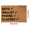 thumbnail image 2 of Alphabet, Bull Rug, Non-Slip Entrance Mat, Bathroom, Kitchen And Entrance Absorbent Floor Mats, 2 of 5