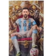 thumbnail image 1 of Exclusiva! Cobija Frazada Ultra Suave Messi 10 Trono Rey, 1 of 1