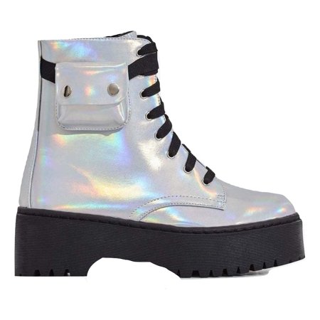 chunky boots with pouch