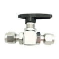 thumbnail image 2 of Ball Valve 1/8 1/4 3/8 1/2 3/4 Stainless Steel Ball Valve Tube Connection / Female Thread For Oil,Air,Water,Corrosive Medium ,Easy to Operate, 2 of 5
