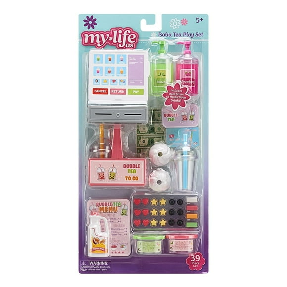 Ma vie comme un ensemble de thé aux perles pour poupées de 45,7 cm de 39 pièces