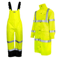 thumbnail image 2 of JORESTECH Hi-Vis Safety Rain Set, Coat and Overalls (Yellow, 2XL), 2 of 8