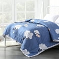thumbnail image 4 of BiFandian Cloud Print Lightweight Summer Quilt, Soft Breathable All Season Printed Bed Comforter with Neat Stitched Edges, Washable Cooling Blanket for Bedroom Guest Room Daily Bedding Use, 4 of 9