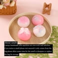 thumbnail image 3 of Taba Squishy Daifuku Squeeze Toys Juguete sensorial para tu mejor fiesta suave y relajada, regalo de cumpleaños, juguetes blandos para adultos (rosa fresa), 3 of 5
