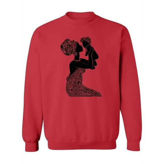 Woman Holding A Baby Paint Sweatshirt Women -Image by Shutterstock, Female Small