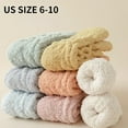 thumbnail image 6 of LKJYER Women Fuzzy Slipper Socks Winter Microfiber Soft Cozy Plush Fluffy Socks Warm Comfy Thermal Home Sleeping Socks, 6 of 7