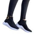 thumbnail image 4 of Zapatos occidentales para mujer, botines informales con correa de hebilla para mujer, zapatos puntiagudos Retro sin cordones Wmkox8yii  FOPL1467, 4 of 4