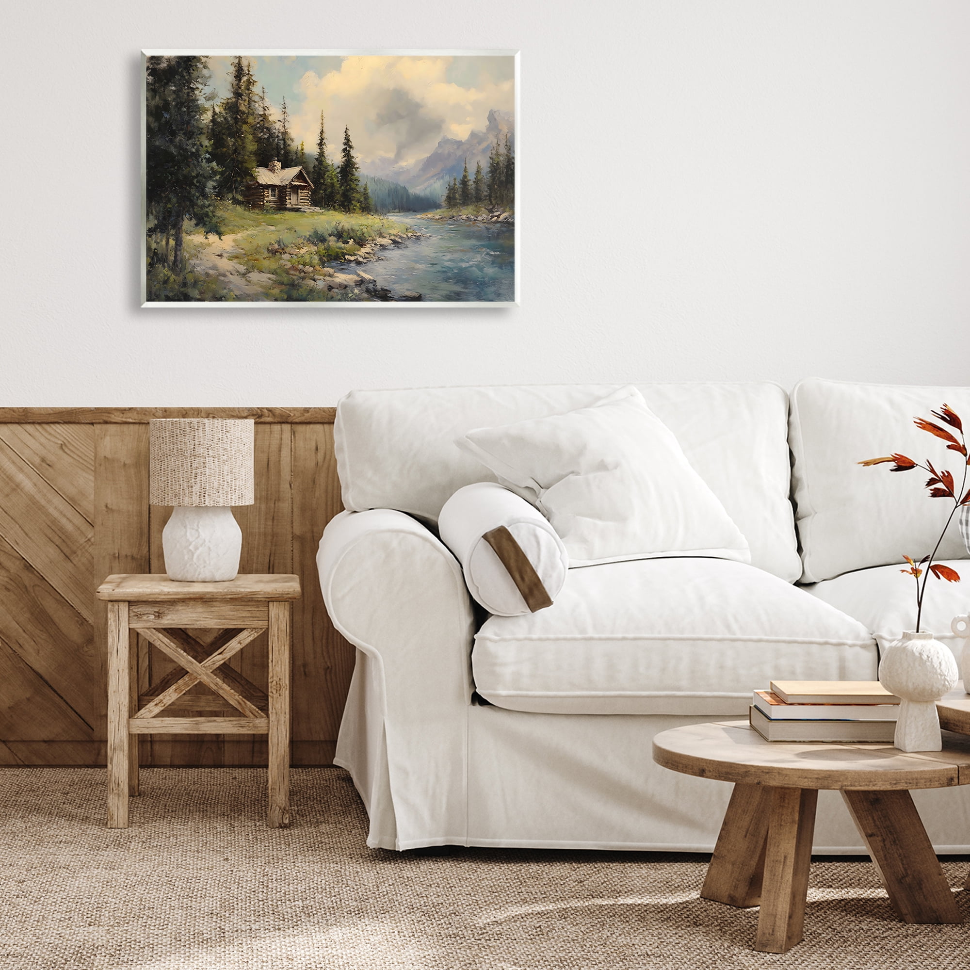 Stupell Industries Creek Cabin Riverside Retreat Wall Plaque Art, design by Franklyn Gregory