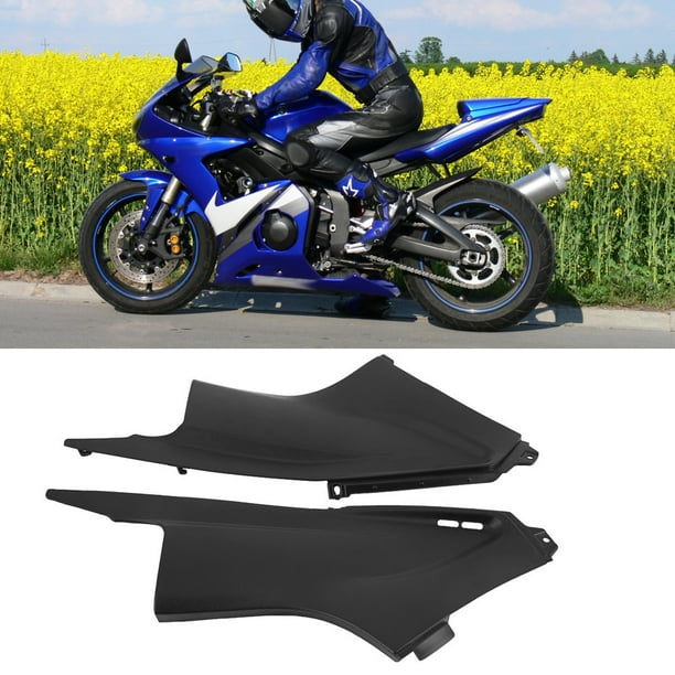 Cubierta De Polvo De Aire Inserto Inserto De La Cubierta De Ventilacia De Aire Cubierta De Admisión De Aire Para Ya Maha Yzfr6 Yzf - R6 2003 - 2005 Con Plástico Abs Sin Pintar