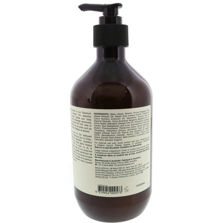 Aesop Geranium Leaf Body Balm 500ml | Dermstore