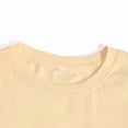 thumbnail image 4 of UNISHE Women's Beige Rose Line Art Graphic Short Sleeve T-Shirt Summer Daily Top, 4 of 5