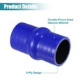 thumbnail image 4 of Unique Bargains Universal 46mm 1.81" ID Straight Hump Coupler Silicone Hose 103mm Long Intercooler Tube Piping Blue, 4 of 6