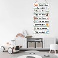 thumbnail image 4 of Decoración de habitación de bebé Woodland para dormitorio de bebé – Decoración de pared con temática de animales de safari de la selva para niños pequeños o niñas – Colorido elefante jirafa león bosqu, 4 of 5
