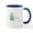 White/Navy Inside, variant on CafePress - Angels From Above Mugs - 11 oz Ceramic Mug - Novelty Coffee Tea Cup