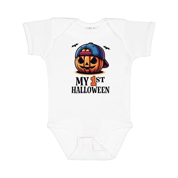 Inktastic My 1st Halloween Boys Pumpkin Boys Baby Bodysuit