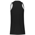thumbnail image 2 of Holloway Sportswear XS Womens Dual-Side Single Ply Basketball Jersey Black/White 224378, 2 of 5