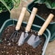 thumbnail image 4 of Pala de mano para paleta de jardinería, herramienta de jardín, 3 piezas, herramientas de plantación, rastrillo de jardín pequeño, herramientas manuales ergonómicas, pala para bordes, herrami, 4 of 5