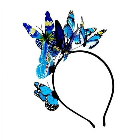 Diadema con mariposas, tocado, bandas para el cabello con mariposas, diadema de fiesta con mariposas, accesorios para el cabello, diadema pequeña