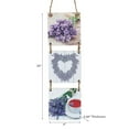 thumbnail image 2 of IH Casa Decor 3 Pc Hanging Wood Lavender Plaque, 2 of 3