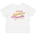 thumbnail image 3 of Inktastic I'm Grandma's Favorite with Arrow and Hearts in Pink Boys or Girls Baby T-Shirt, 3 of 5