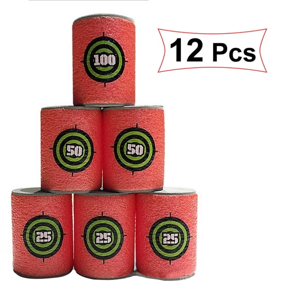 TAILTOSS 12-Piece EVA Dart Shoot Set for Kids and Hotel Use, Safe Soft Darts, 2 x 4.2 x 4.2 cm