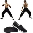 thumbnail image 2 of Kung Fu Tai Chi Martial Arts Shoes Rubber Sole Unisex Canvas Anti-Slip Fashion Qigong Trainerss Black EU 44 (270cm), 2 of 7
