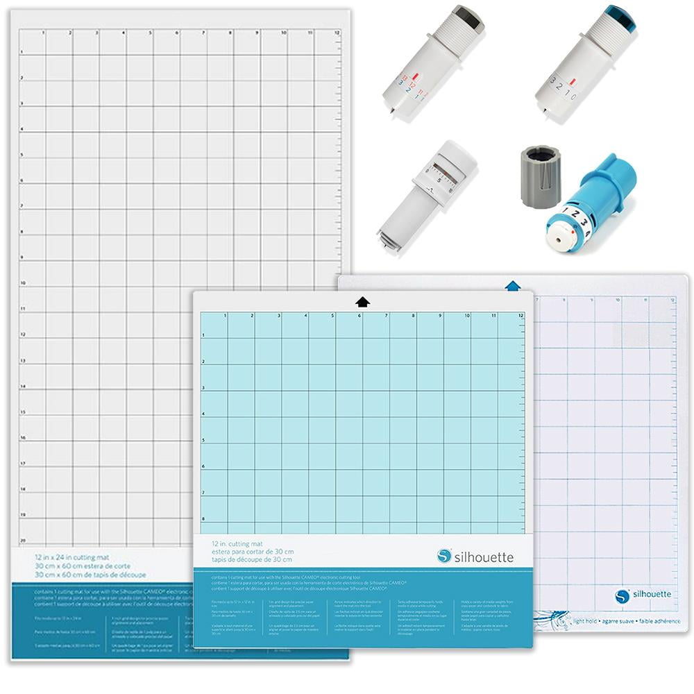 Silhouette Blade And Mat Bundle With Autoblade For Cameo 3