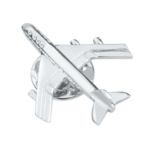 EHJRE 3D Airplane Brooches Button Collar Pin, Novelty Lapel Pin for Women Men Clothing