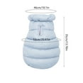thumbnail image 3 of IMossad Dog Winter Down Jacket – Two-Legged Padded Cotton Vest for Small and Medium Dogs, Warm Cozy Pet Clothes for Cold Weather, Easy to Wear, 3 of 7