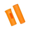 thumbnail image 3 of Esquirla Manches de Protection Micro Sans Fil Anti Glissement Manches de Poignée de Micro pour Vivre Orange, 3 of 8