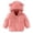 Pink, variant on Loopsun Kids Fleece Jackets, Kids Boys Girls Casual Hooded Fleece Jacket Long Sleeve Outerwear Gray, 12-18 Months