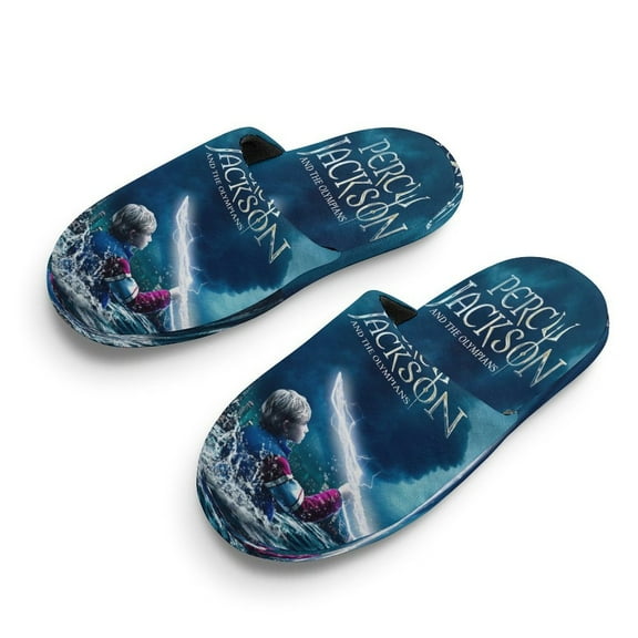 Percy Jack-so Slippers for Boys Girls Cotton Home Slippers Soft Fleece for Indoor Outdoor