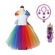 thumbnail image 1 of Vestido tutú de unicornio para niñas, traje de princesa Arco Iris Pastel, conjunto de fiesta de cumpleaños para niños, Navidad, Halloween zhangyuxiang unisex, 1 of 2