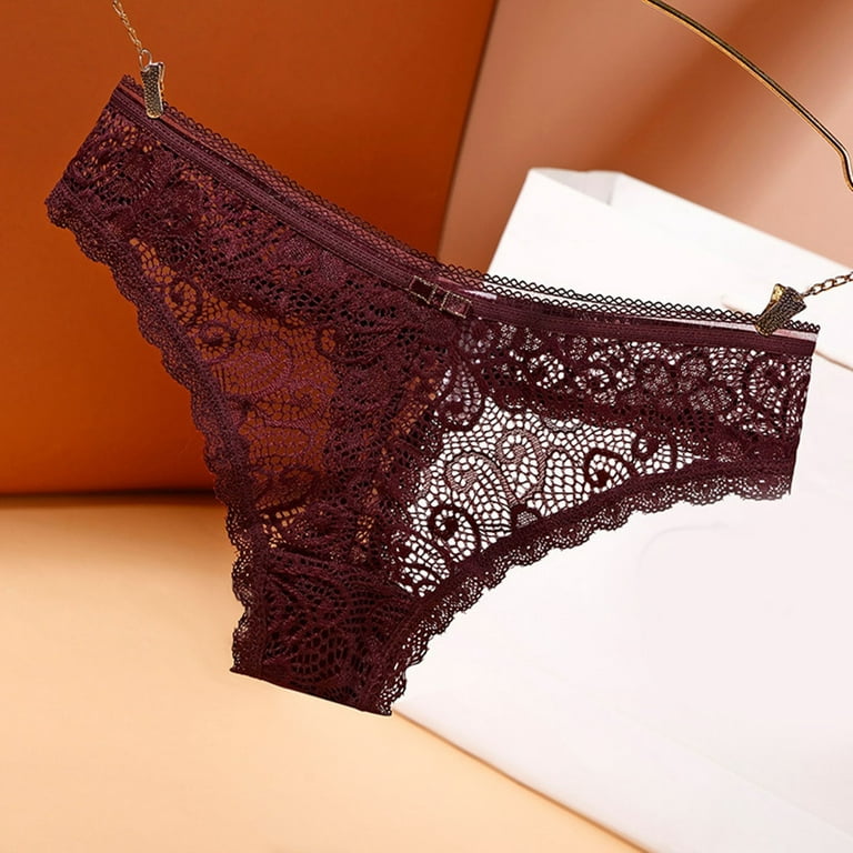 Women Panties Lace Underwear Sports Seamless Female Lingerie Ice Silk Thong  Panty