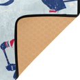 thumbnail image 3 of Yayeee Area Rugs for Living Room 6.7'x4.8' Non Slip Washable Bedroom Floor Carpet, Blue Ice Hockey, 3 of 5