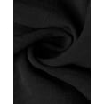 thumbnail image 5 of INSPIRE CHIC Women's Mother's Days Maternity Casual Round Neck Ruffle Sleeve Button T-Shirts Babydoll Loose Fit Peplum Tops S Black, 5 of 6