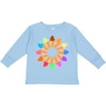 thumbnail image 3 of Inktastic Ice Cream Cone Starburst Boys or Girls Long Sleeve Toddler T-Shirt, 3 of 5