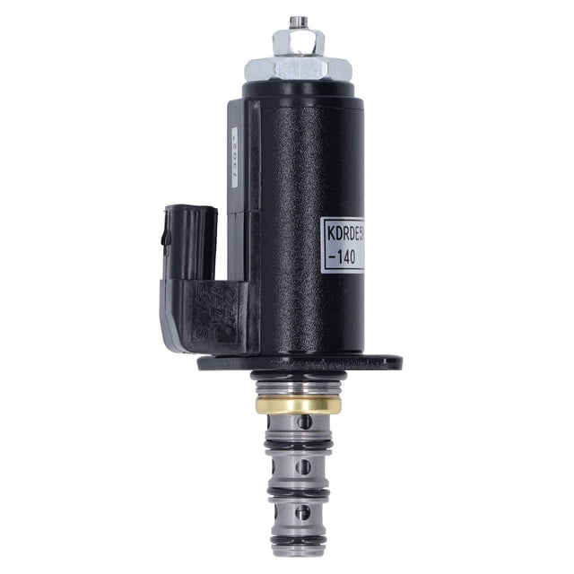Válvula solenoide de bomba hidráulica Válvula solenoide eléctrica de acero de aleación para excavadora KOBELCO