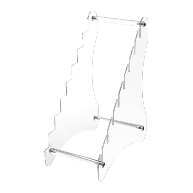 simhoa Porte-Couteaux de Table en Acrylique Présentoir de Poche pour Salon Exposition Transparent 15 cm
