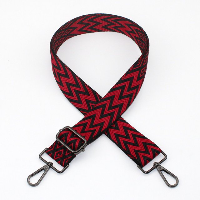 Correa de bolso extendida de jacquard bordada Correa de bolso de estilo étnico ajustable de repuesto Accesorios Correa de hombro cruzada de un solo hombro para bolso de mujer